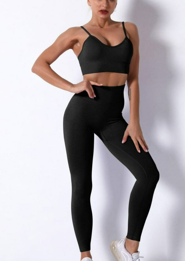 anna kaci Racerback & Flow Leggings Set