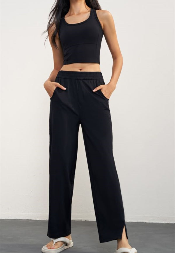 Anna Kaci Round Neck Activewear Tank Top