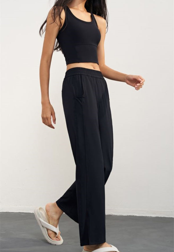 Anna Kaci Round Neck Activewear Tank Top