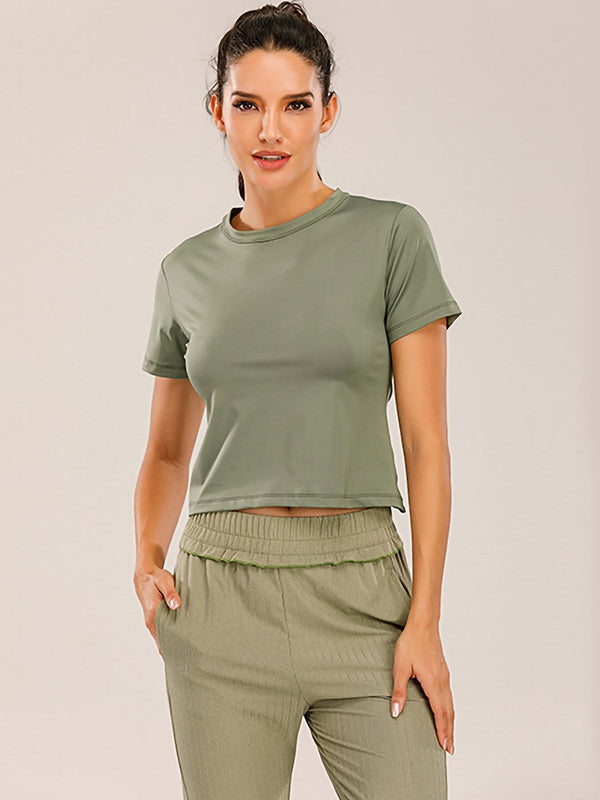 Anna Kaci Running T-Shirt Athletic Slim Top