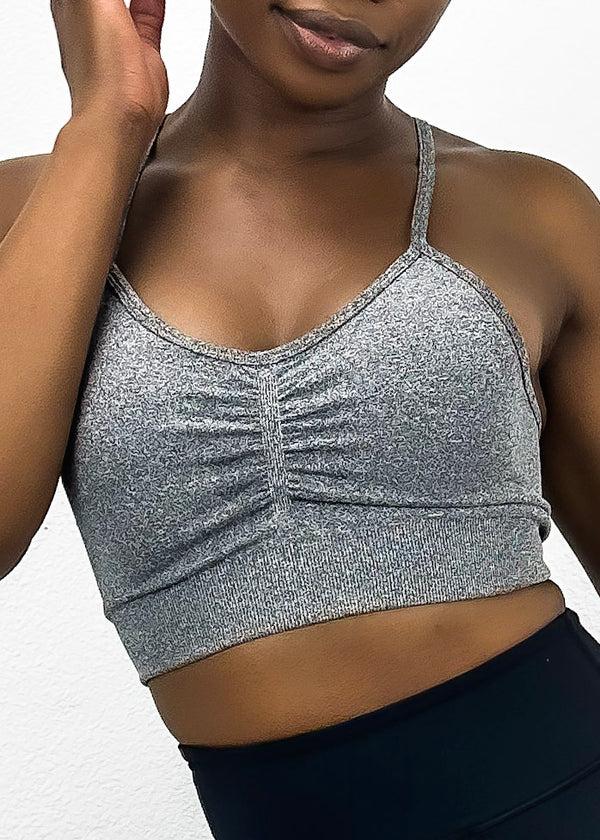 Anna Kaci Scoop Neck Classic Sports Bra