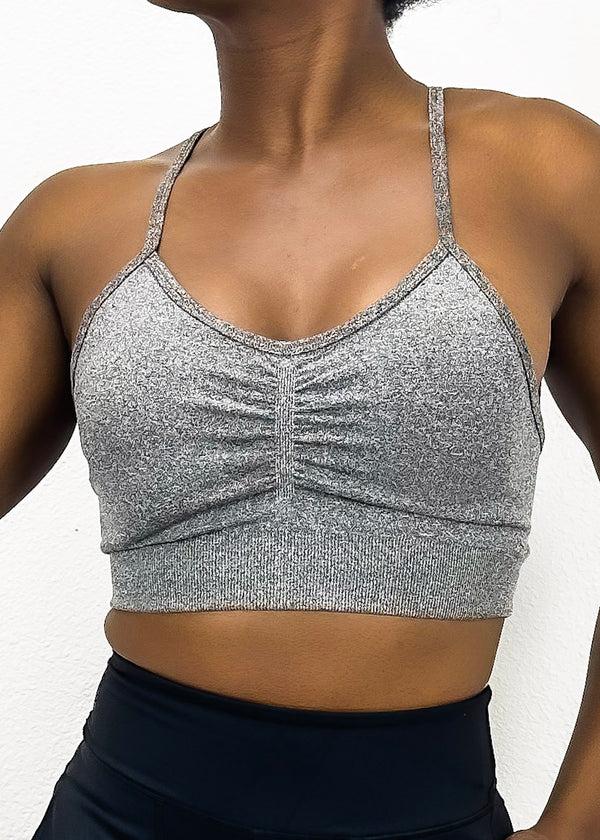 Anna Kaci Scoop Neck Classic Sports Bra