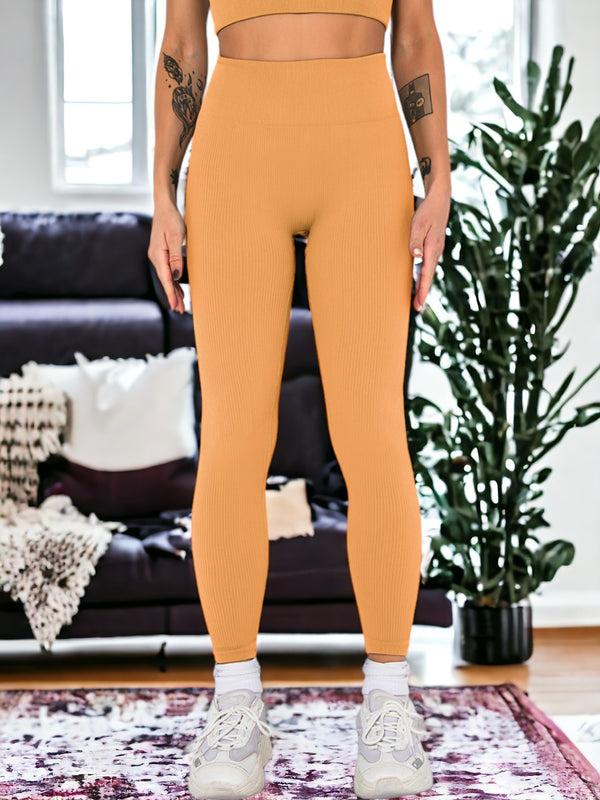Anna Kaci Seamless Threaded Hip Yoga Pants