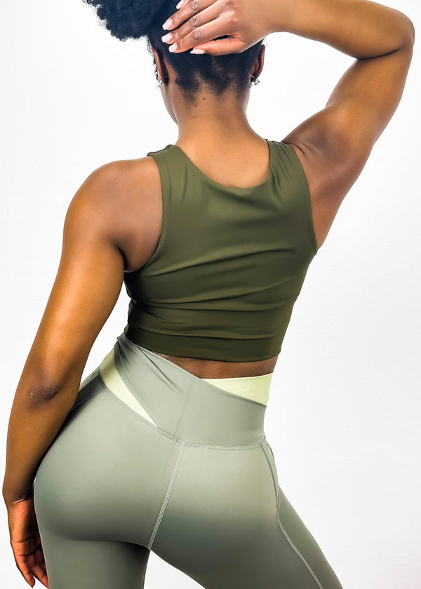 Anna Kaci Sleeveless Cropped Tank Top