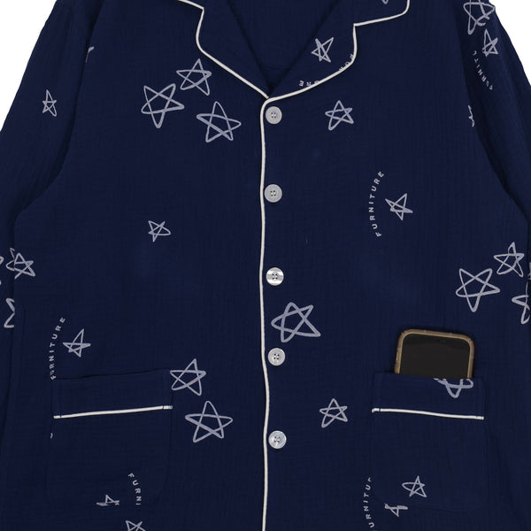 Anna Kaci Star Doodle Print Pajama Coordinates