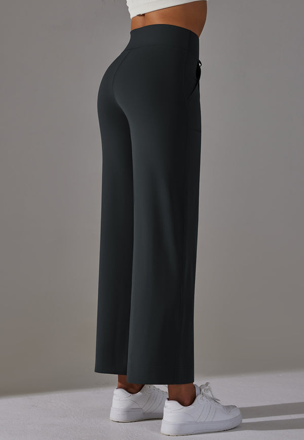 Anna Kaci Tie Waist Straight Leg Pants