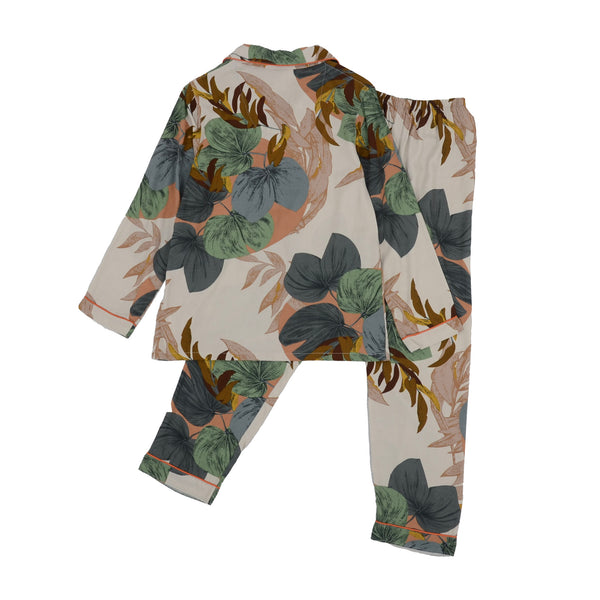 Anna Kaci Tropical Print Pajama Coordinates