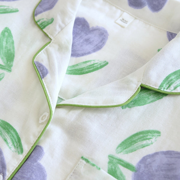 Anna Kaci Tulip Floral Print Pajama Coordinates