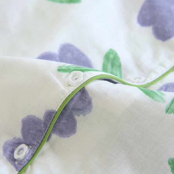 Anna Kaci Tulip Floral Print Pajama Coordinates