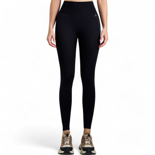 anna kaci Anna-Kaci Women's High Waist Ribbed Seamless Leggings with Sculpting Fit