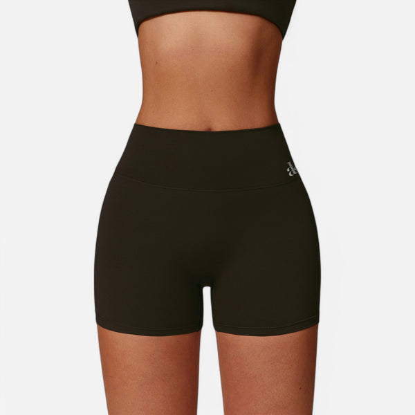 Anna Kaci Anna-Kaci Women's High Waist Ruched Seamless Shorts With Stretch Fabric