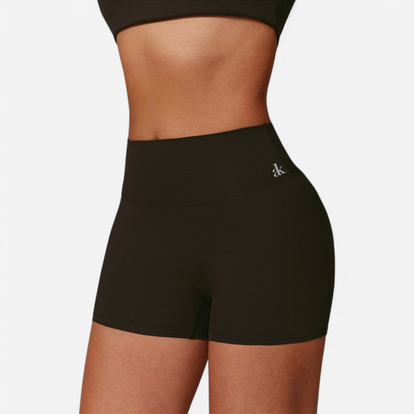 anna kaci Anna-Kaci Women's High Waist Ruched Seamless Shorts with Stretch Fabric