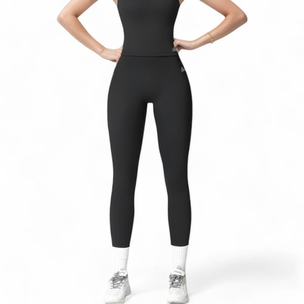 anna kaci Anna-Kaci Women's High Waist Seamless Active Leggings with Elastic Waistband and Comfortable Stretch Fabric