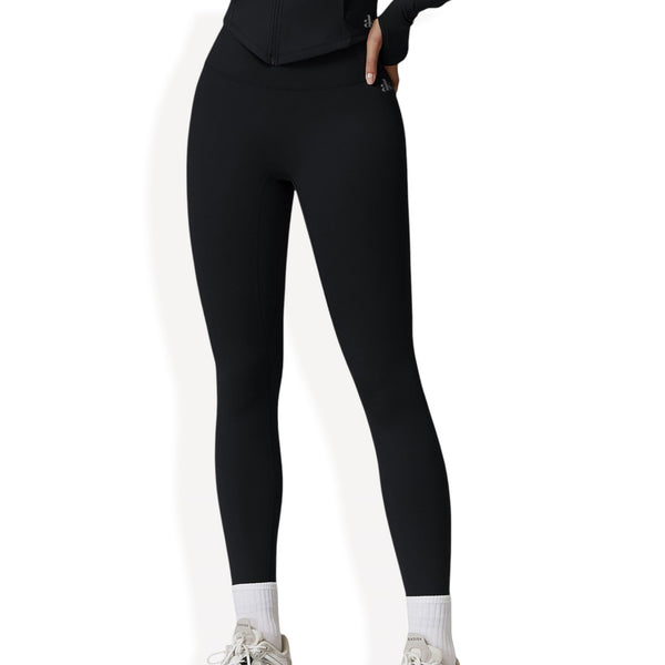 anna kaci Anna-Kaci Women's High-Waisted Ribbed Fitness Leggings