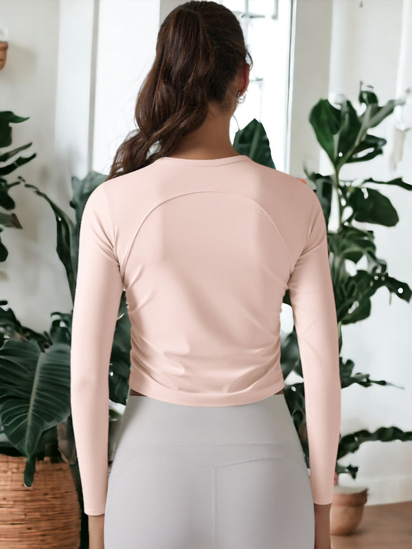 Anna Kaci Breathable Quick Drying Tight Yoga Sweatshirt