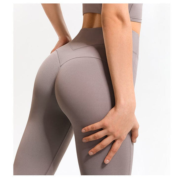Anna Kaci Contouring Sculpting Buttery Soft Fitness Leggings