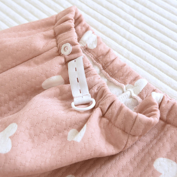 Anna Kaci Heart Print Blouse And Pajama Coordinates