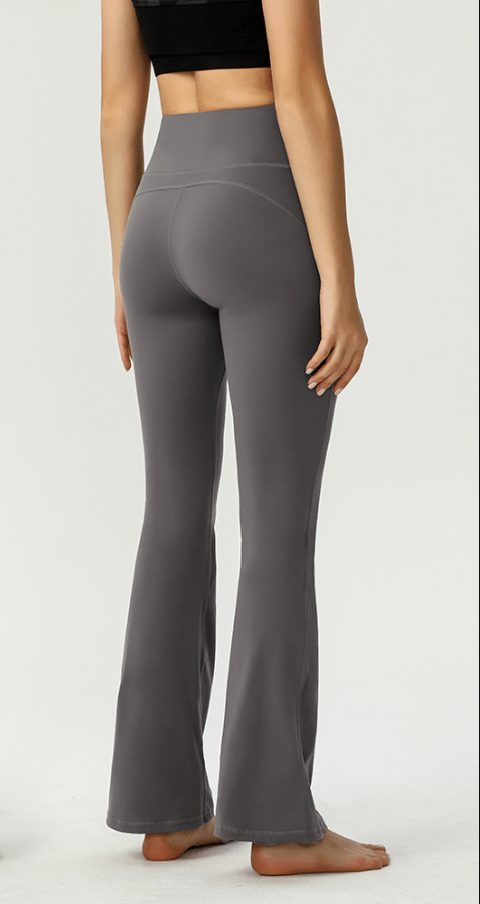 Anna Kaci High Rise Buttery Soft Contouring Flared Yoga Pant