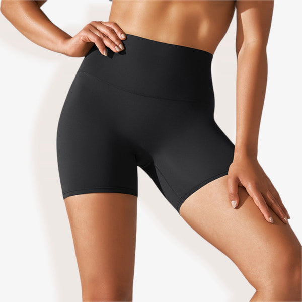 anna kaci High Waist Seamless Biker Shorts with Compression Fit
