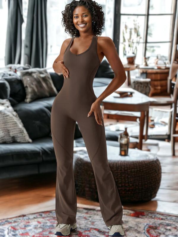 Anna Kaci Hip-Raising And Abdominal Slimming One-Piece Yoga Clothes