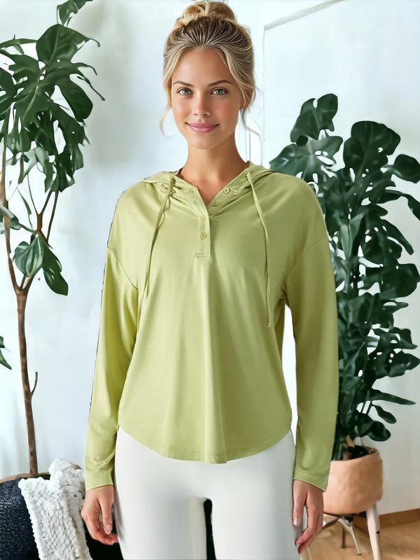 anna kaci Loose And Breathable Long Sleeved Casual Yoga Jacket