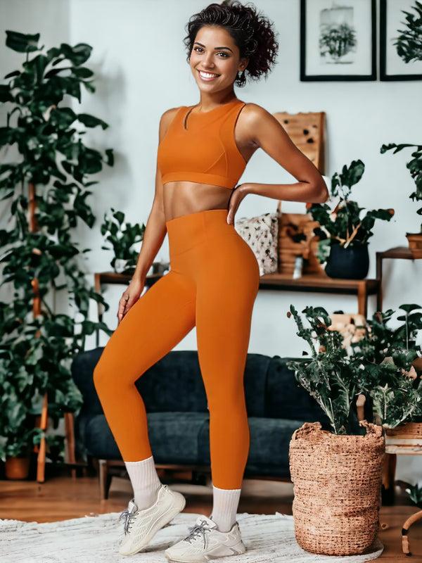 Anna Kaci Quick-drying Tight Slimming Back Fitness Suit