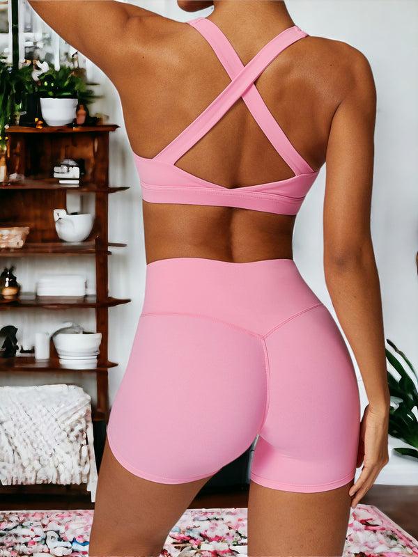 Anna Kaci Quick-drying Tight Slimming Back Fitness Wear