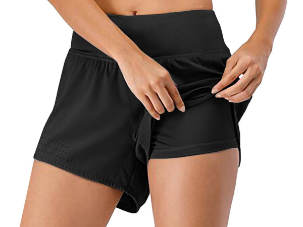 Anna Kaci Running Shorts Drawstring Yoga Gym Athletic Shorts With Pockets