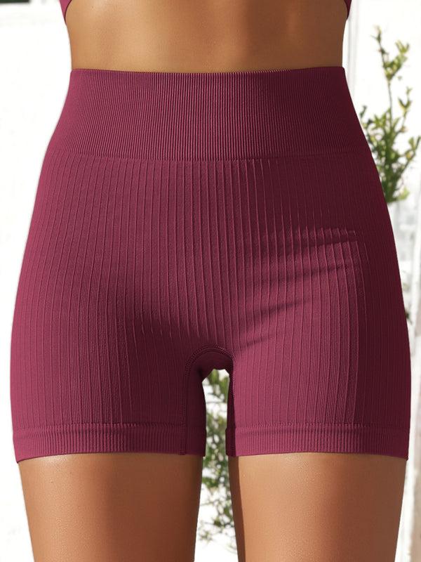 Anna Kaci Seamless High Waisted Hip Tight Breathable Sports Fitness Shorts