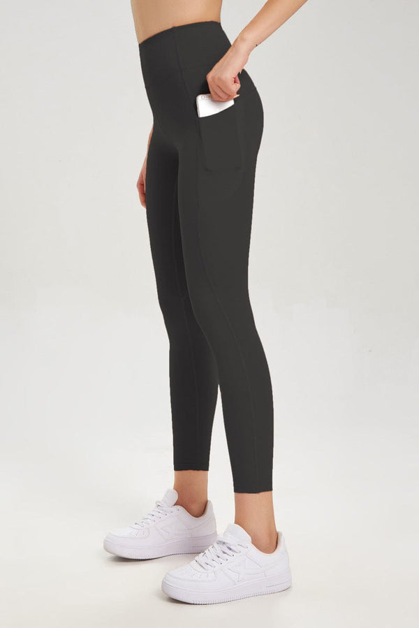 Anna Kaci Soft Buttery High Rise Leggings With Slim Pockets