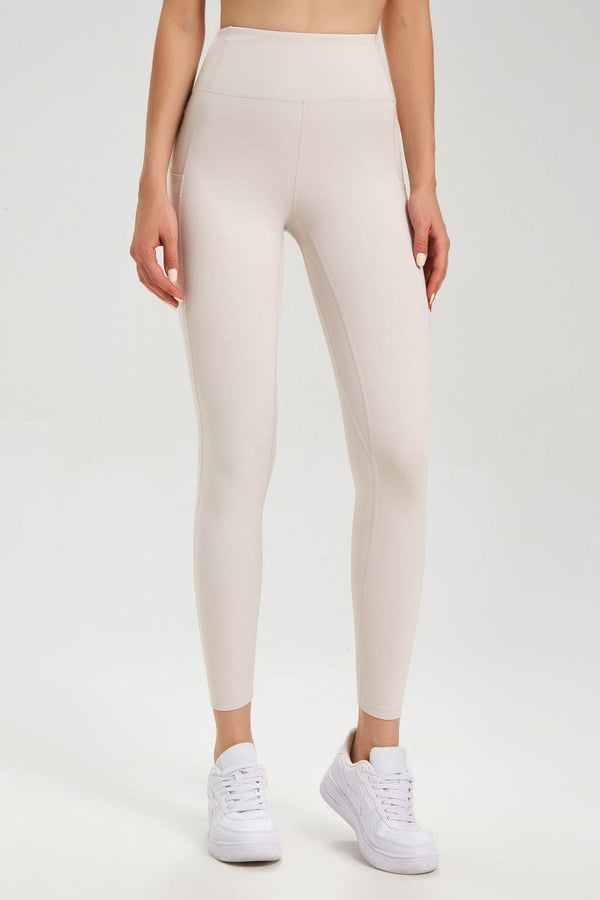 Anna Kaci Soft Buttery High Rise Leggings With Slim Pockets