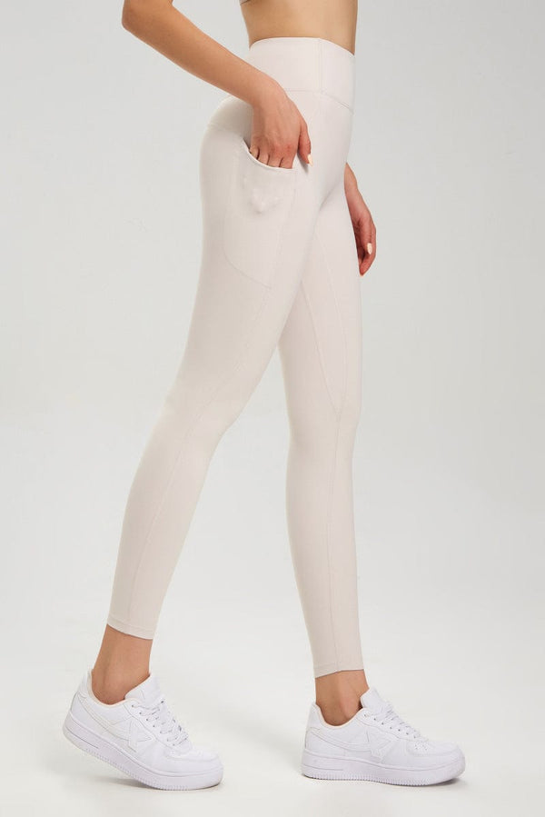 Anna Kaci Soft Buttery High Rise Leggings With Slim Pockets