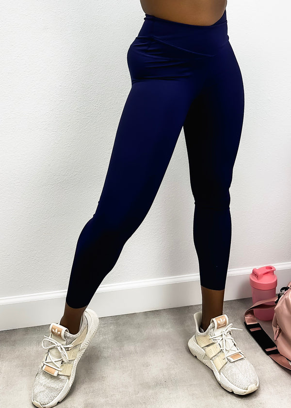 Anna Kaci Soft Buttery High Waisted Double Layered Fitness Leggings