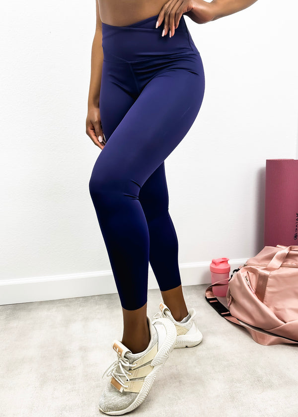 anna kaci Soft Buttery High Waisted Double Layered Fitness Leggings