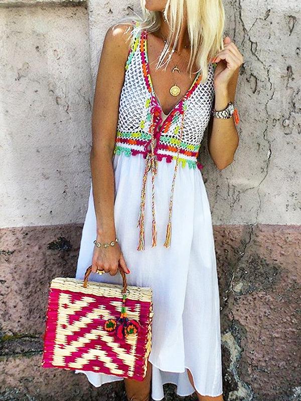 anna kosturova Crochet Astral Nomad Maxi Dress