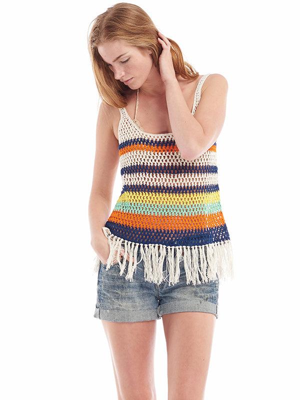 anna kosturova Crochet Baja Top