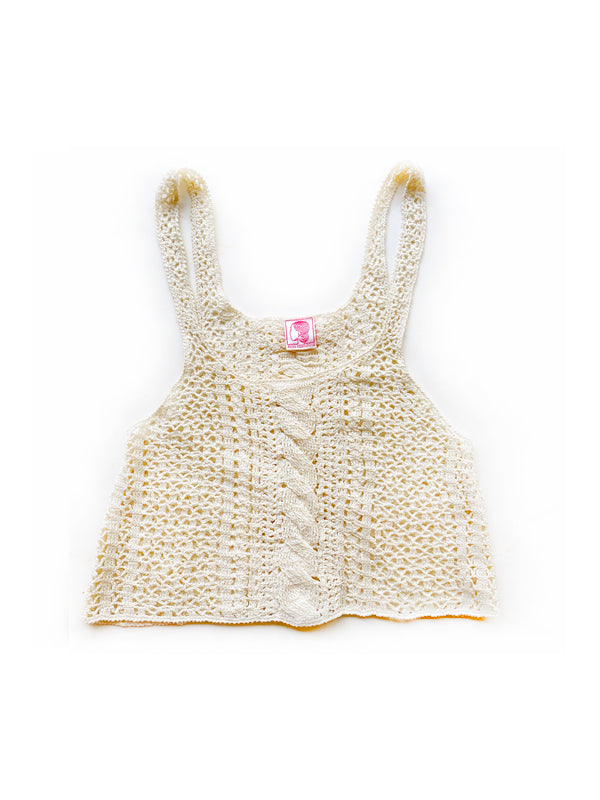 Anna Kosturova Crochet Cable Stitch Top
