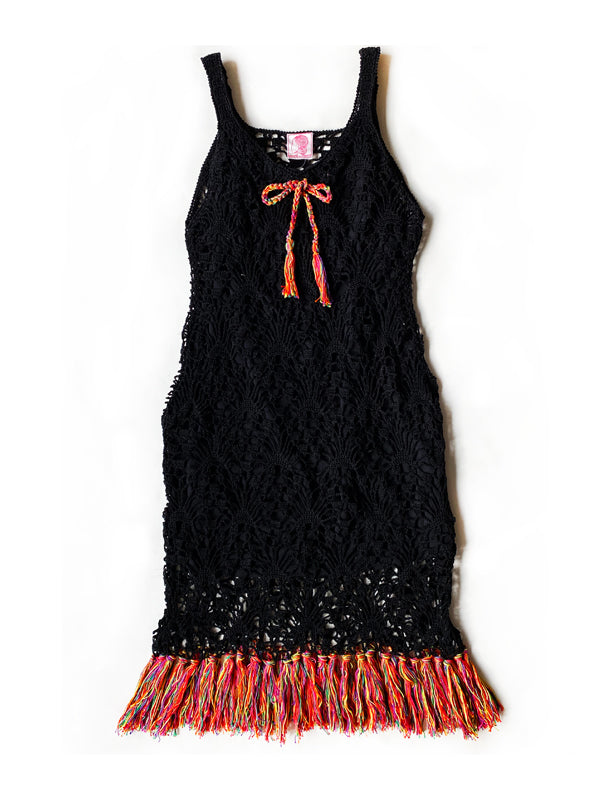 Anna Kosturova Crochet Cabo Dress