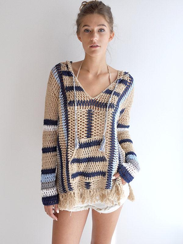 anna kosturova Crochet Cali Hoodie