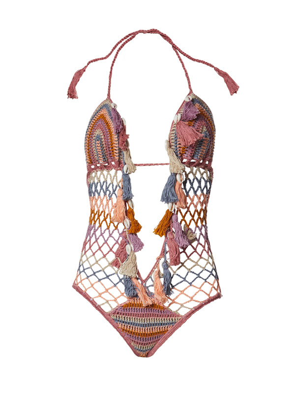 anna kosturova Crochet Carly Monokini