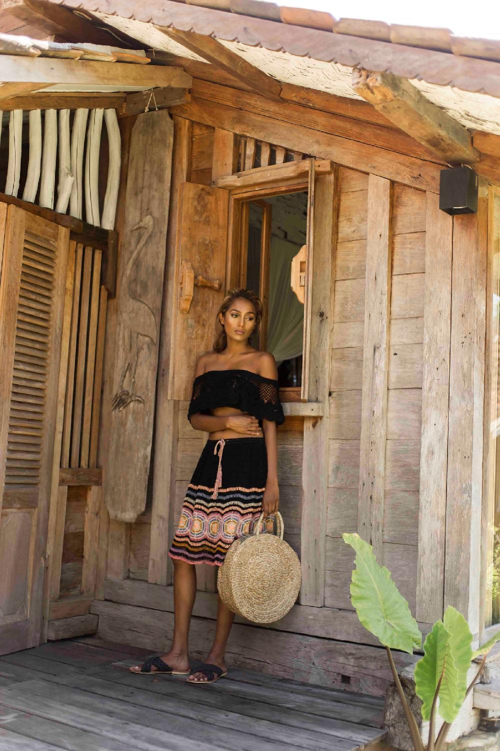 Anna Kosturova Crochet Carly Skirt