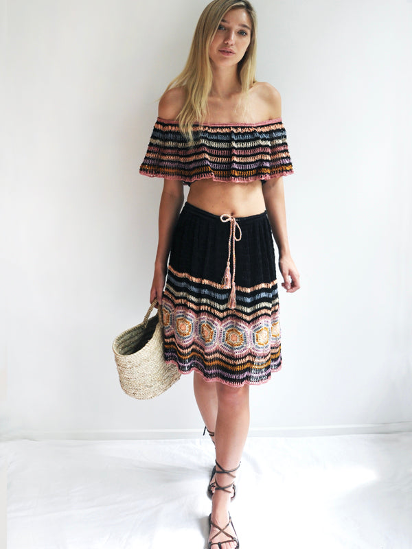 Anna Kosturova Crochet Carly Skirt