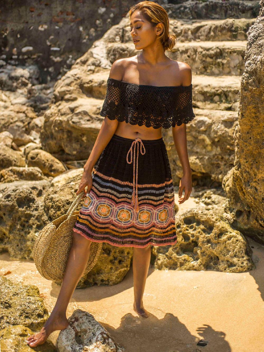 anna kosturova Crochet Carly Skirt