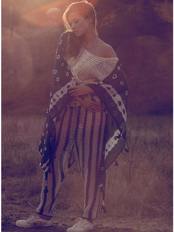 Anna Kosturova Crochet Classic Sailor Harem Pants