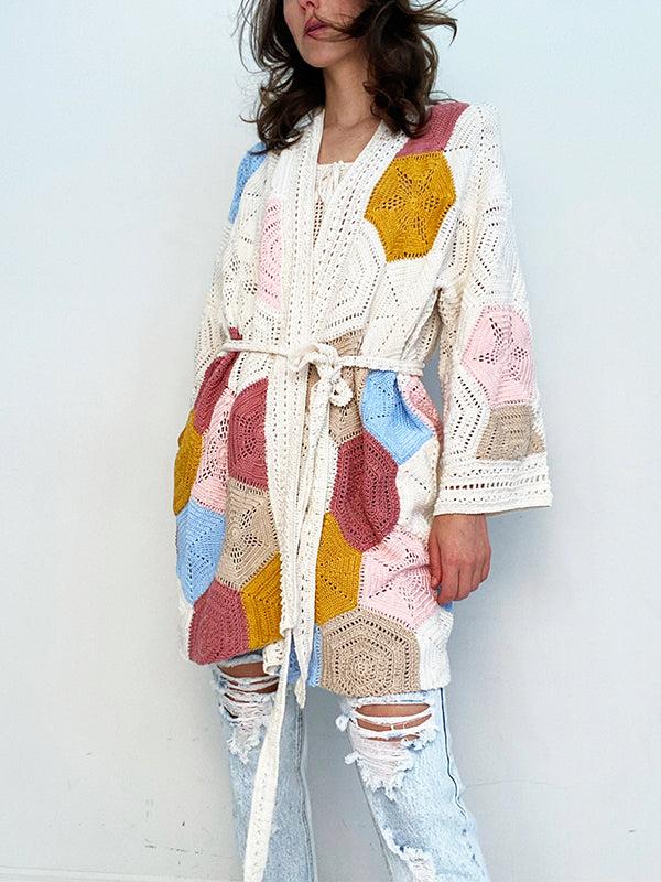 Anna Kosturova Crochet Clementine Patchwork Kimono