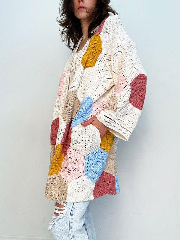 Anna Kosturova Crochet Clementine Patchwork Kimono