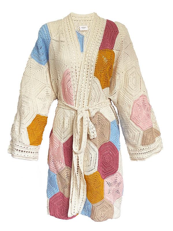 anna kosturova Crochet Clementine Patchwork Kimono