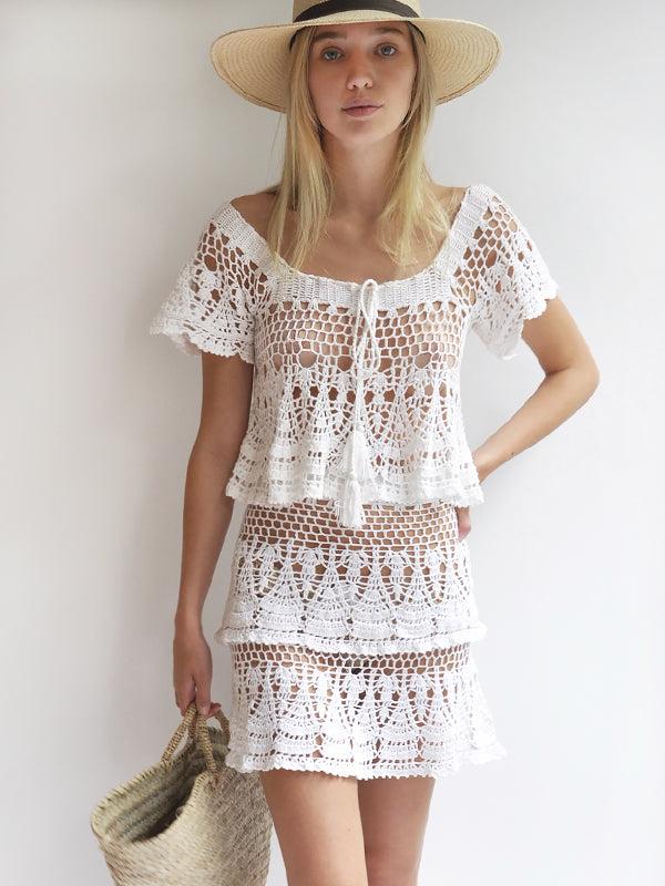 Anna Kosturova Crochet Cotillion Top