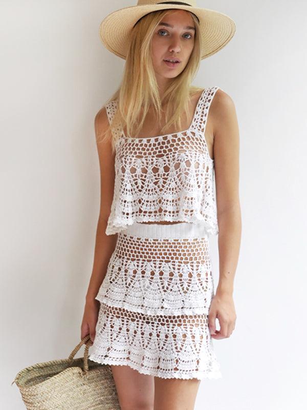 Anna Kosturova Crochet Cotillion Top