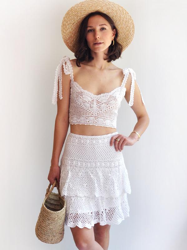 anna kosturova Crochet Elizabeth Camisole